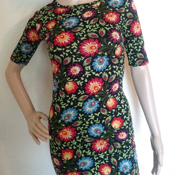 LuLaroe womens xxs Floral Dress - Picture 2 of 5